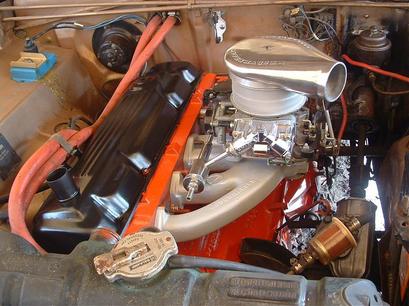 Mike's engine bay with lots of PSC work (see Gallery page for details)