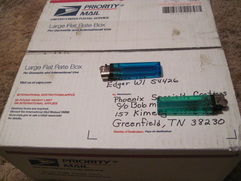 Photo of actual parts received on behalf of a valued repeat customer