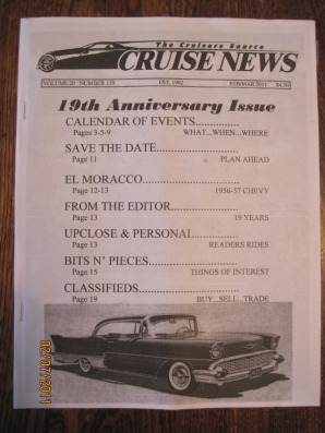 Feb 2011 Cruise News Pennsylvania car show publication