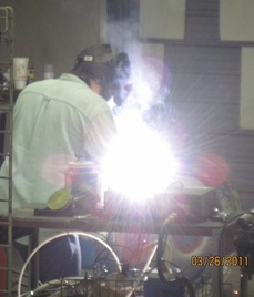 Billy doing a little welding