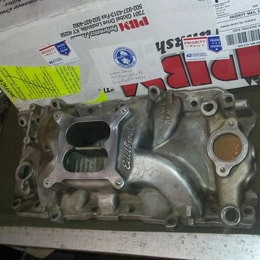 Photo of actual parts received on behalf of a valued repeat customer
